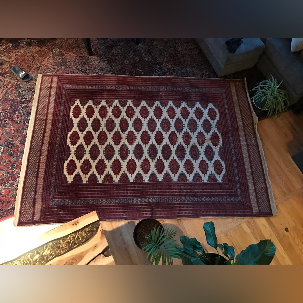 Large vintage Persian rug